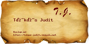 Tőkés Judit névjegykártya