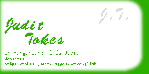 judit tokes business card