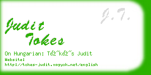 judit tokes business card